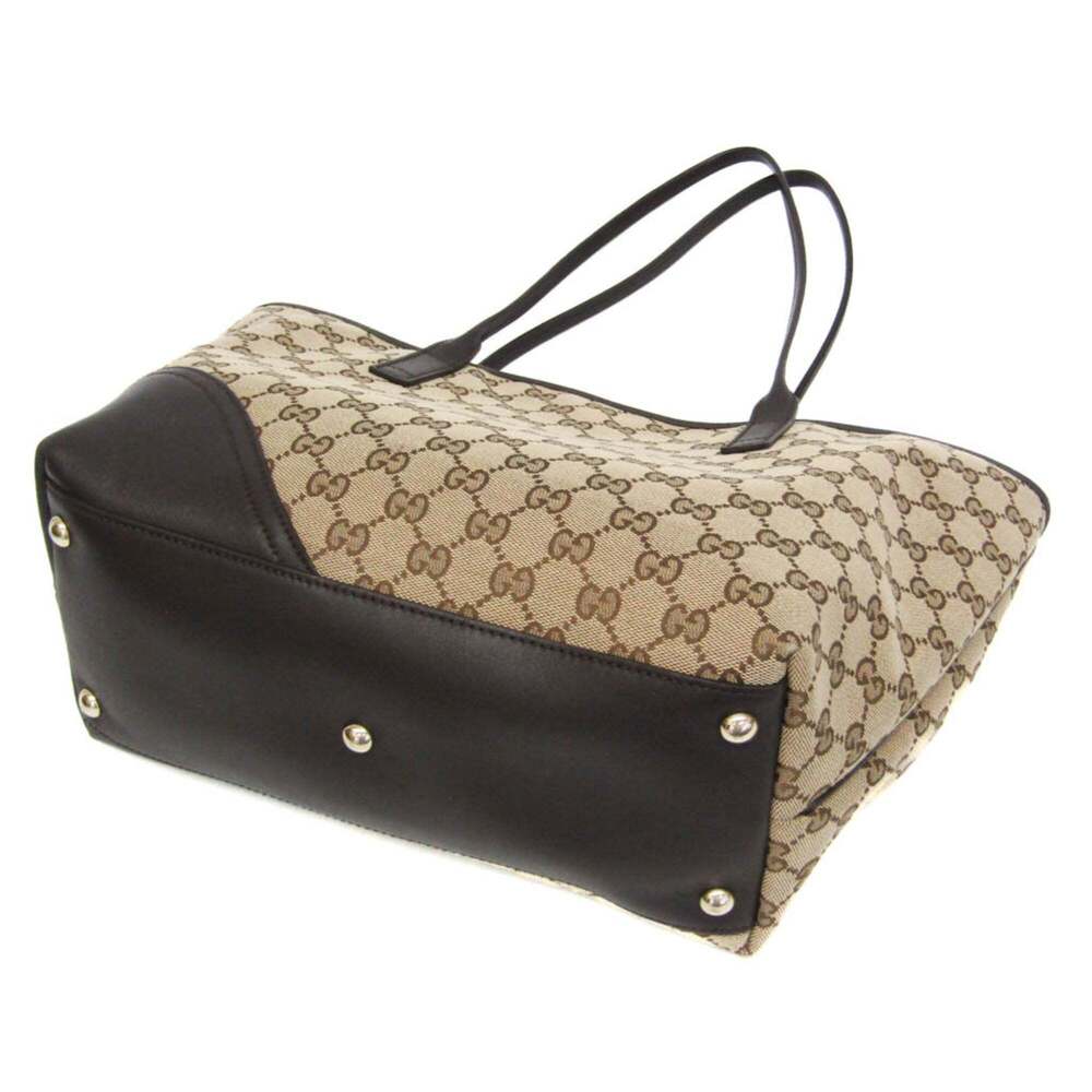 GUCCI Brown Leather Tote Bag - Picture 3 of 15